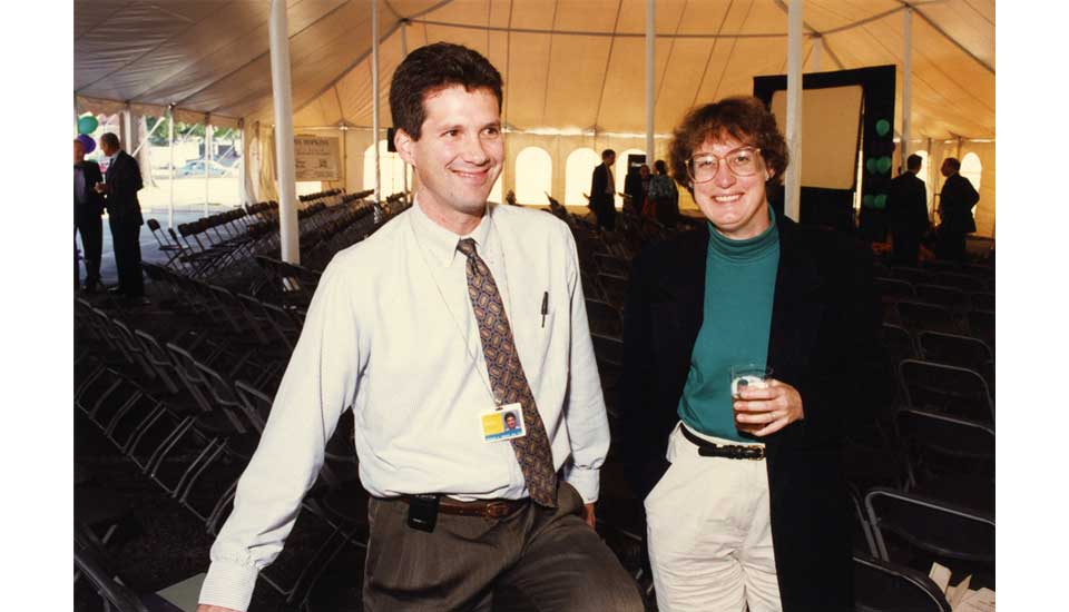 Dr. Bill Nelson and Dr. Nancy Davidson 