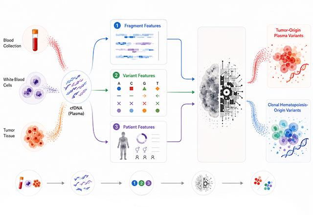 Development of an artificial intelligence method to accurately characterize mutations in liquid biopsies