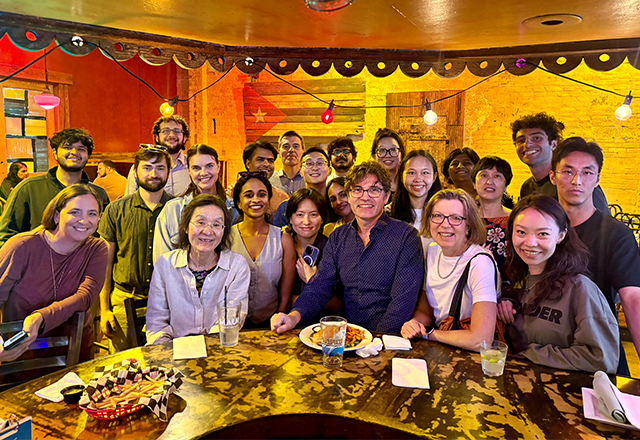 Members of the Pardoll, Housseau, Sears and Shaikh laboratories at Johns Hopkins who contributed to the study. Credit: Photo courtesy of Pakhi Birla 