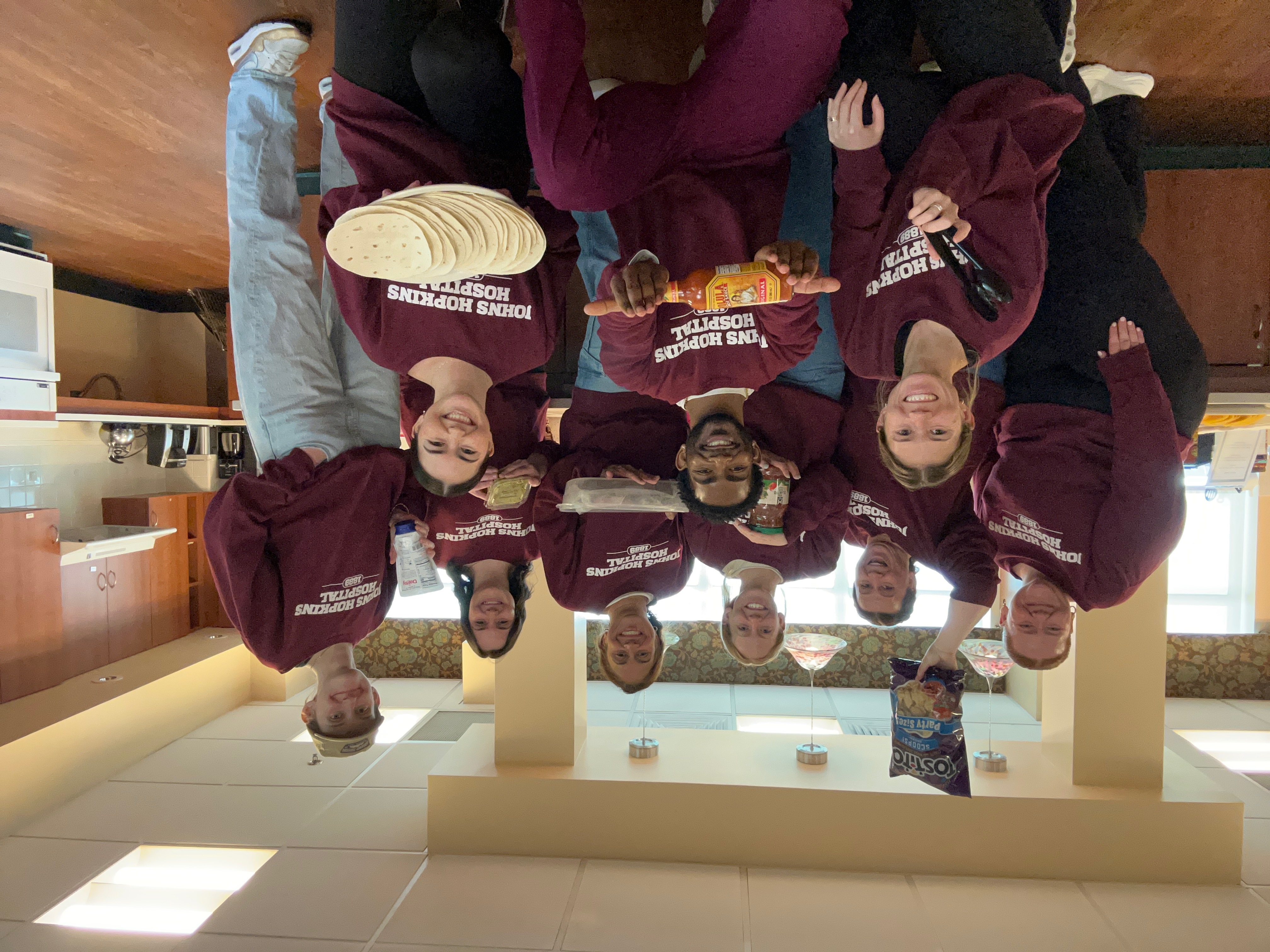 Photo of The Johns Hopkins PM&R ACS Social and Wellness Committee.