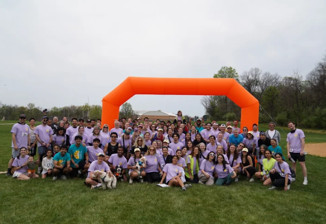 Run for Jude 5K Participants at start line
