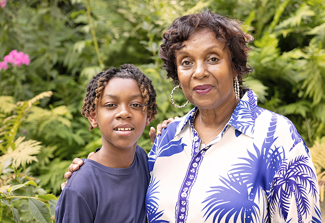 Vanessa and grandson Zion