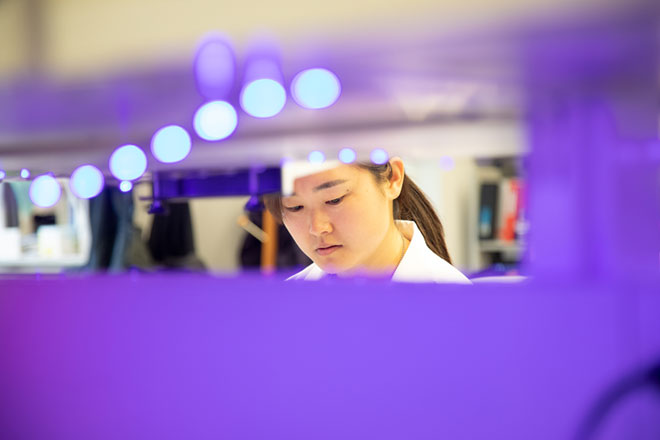 Woman in a Research lab