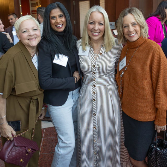 4 Women at a Networking Event