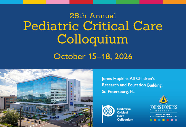 28th Pediatric Critical Care Colloquium