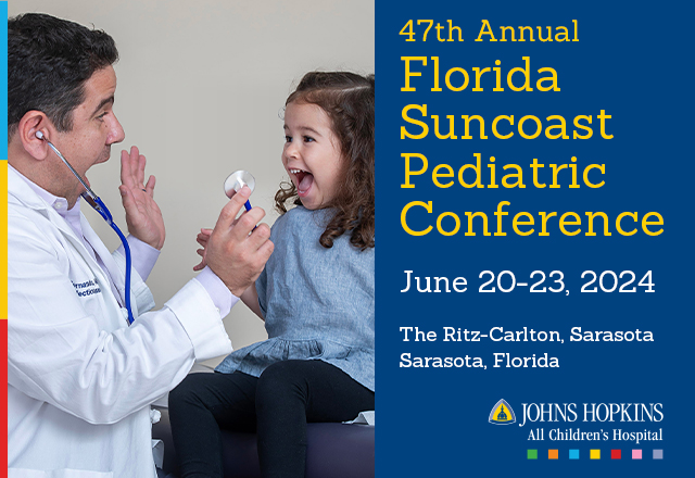 Graphic for Florida Suncoast Pediatric Conference
