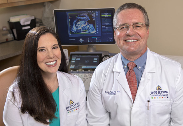 Rachelle Schwartz, D.O., (left) and Jose Prieto, M.D. (right)