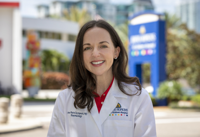 Principal investigator Ann Szymanski, M.D., pediatric rheumatologist at Johns Hopkins All Children’s Hospital