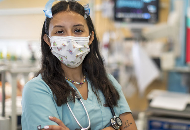 D’Erika Arboleda, R.N., at Johns Hopkins All Children's Hospital