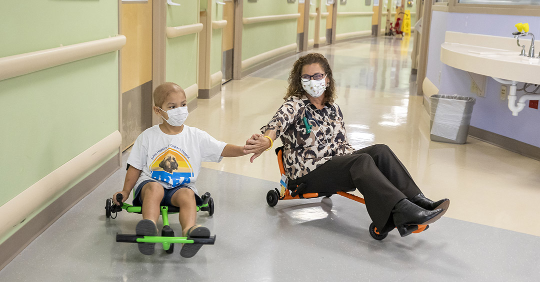 Cassandra Josephson MD with a patient