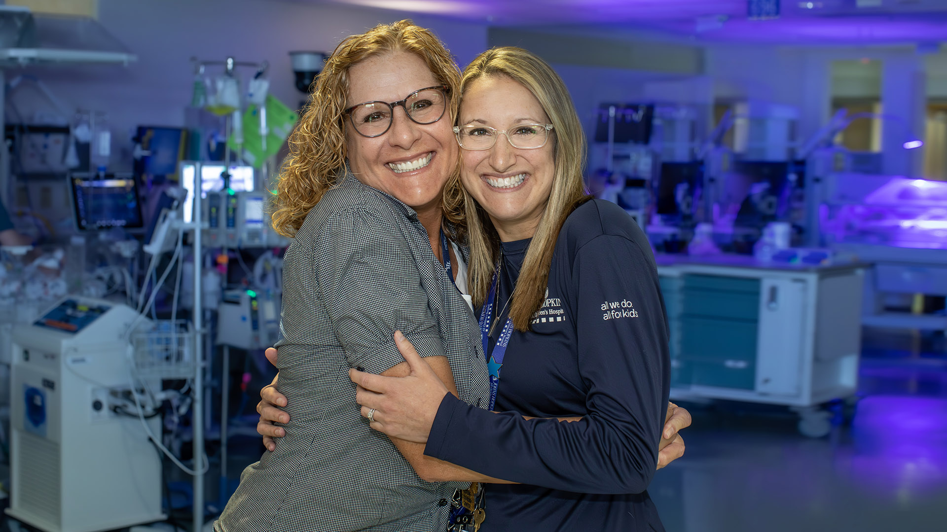 Donna Brickman, CPA, PMP, and Kristin Moen, RN, at Johns Hopkins All Children's.