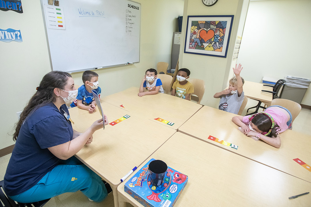 Children in the PALS social skills group