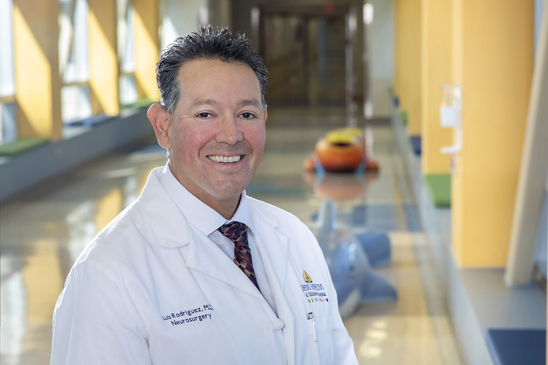 Luis Rodriguez, M.D., M.A.S., at Johns Hopkins All Children's Hospital