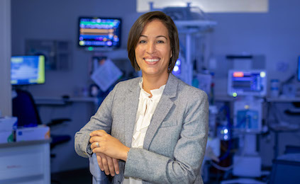 Jennifer Bouzid, senior director of nursing in the Johns Hopkins All Children’s Maternal, Fetal & Neonatal Institute
