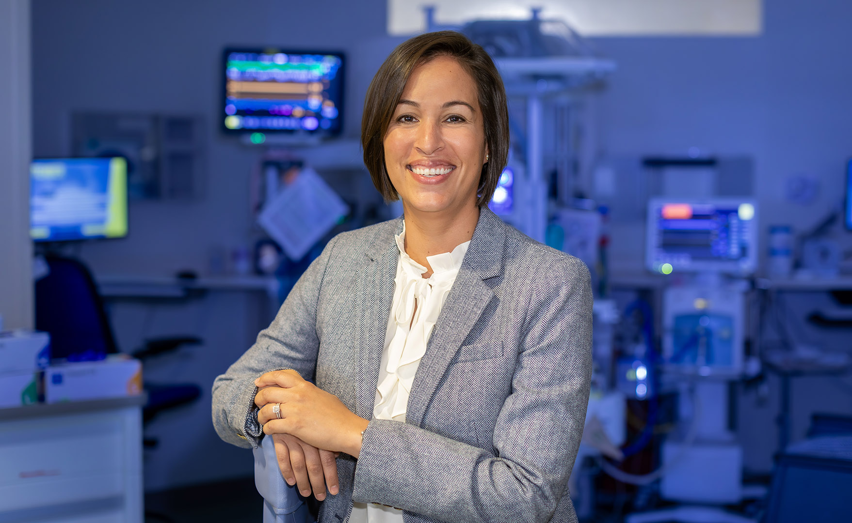 Jennifer Bouzid, senior director of nursing in the Johns Hopkins All Children’s Maternal, Fetal & Neonatal Institute