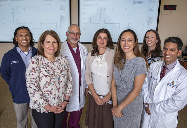 Flight plan team in the Heart Institute