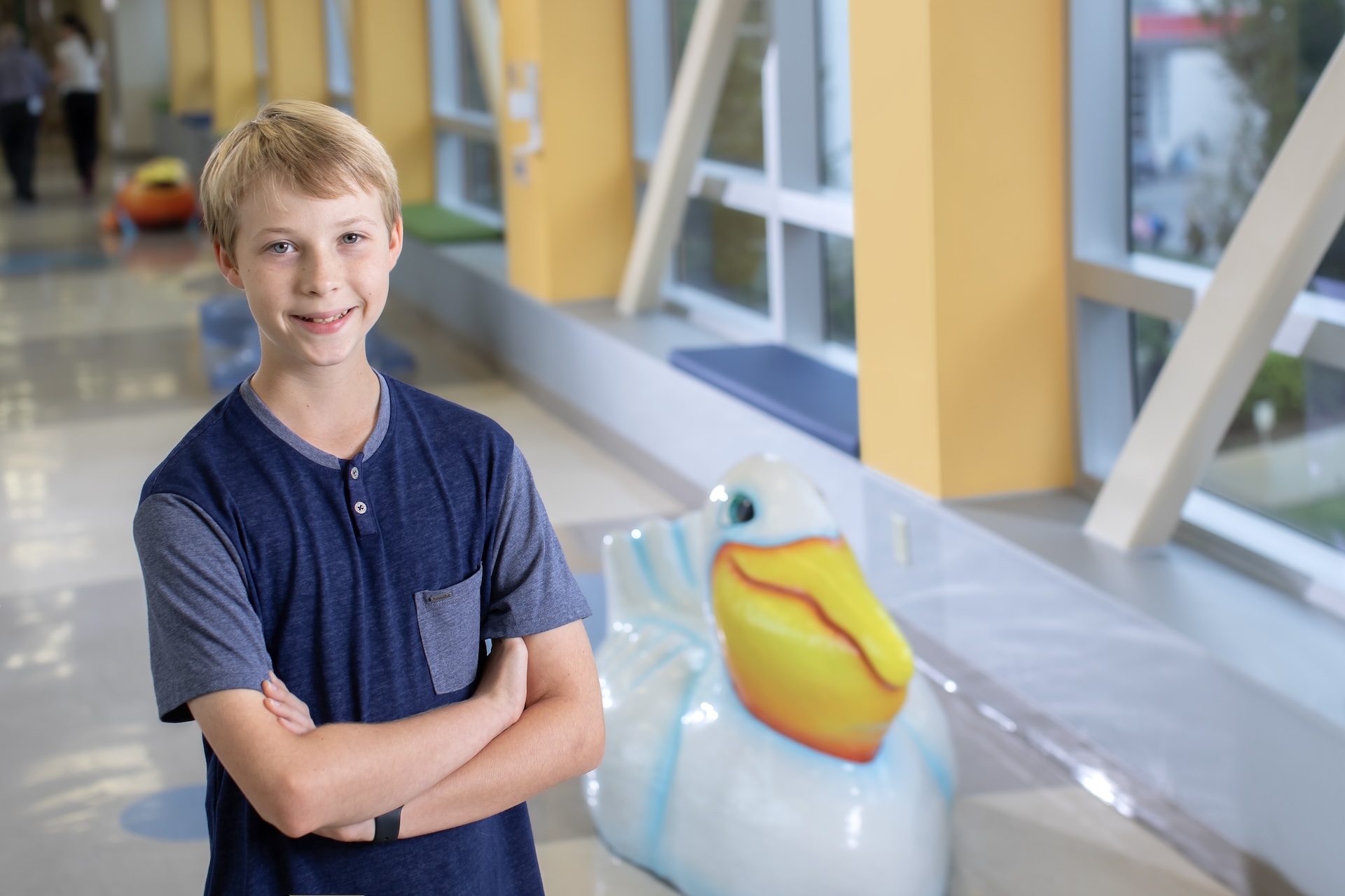 Gavin, who has been a patient at Johns Hopkins All Children’s Hospital since age 2.