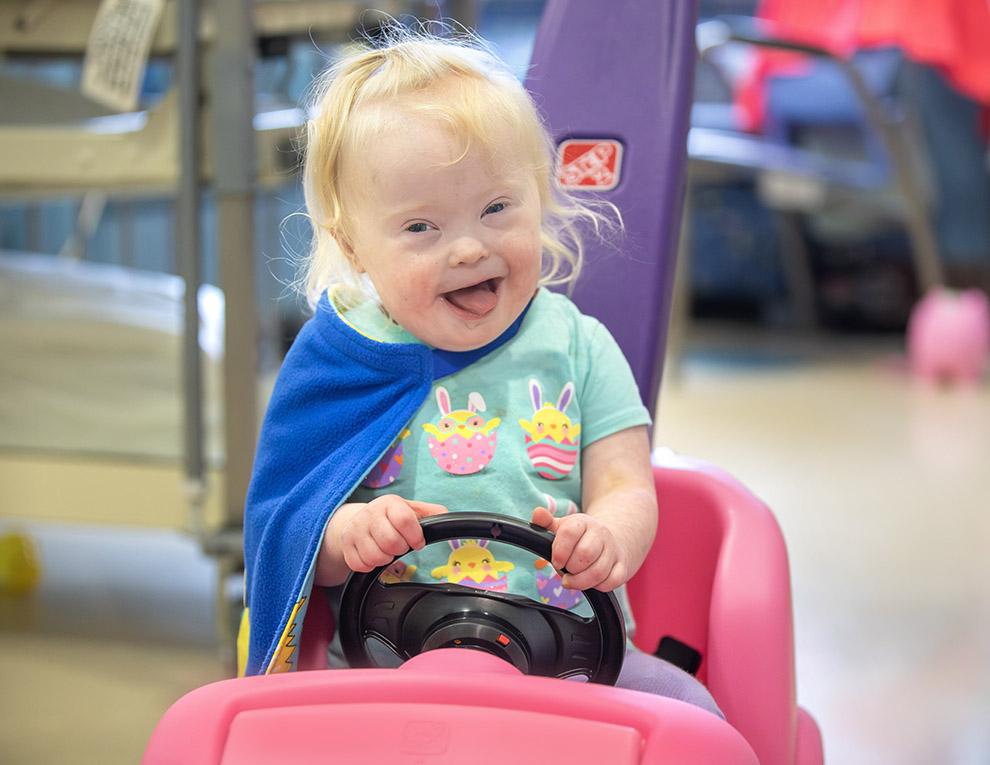 Patient Shelby at Johns Hopkins All Children's