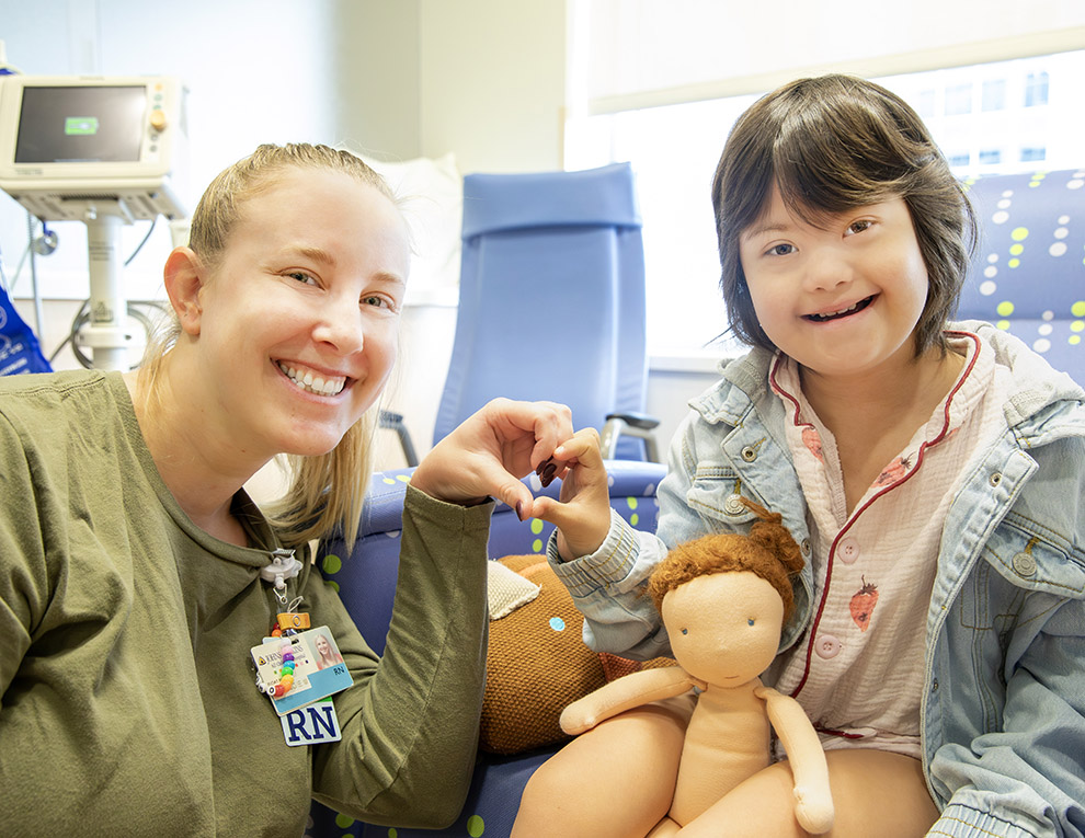 Valentina Brings Sunny Disposition to Her Cancer Care