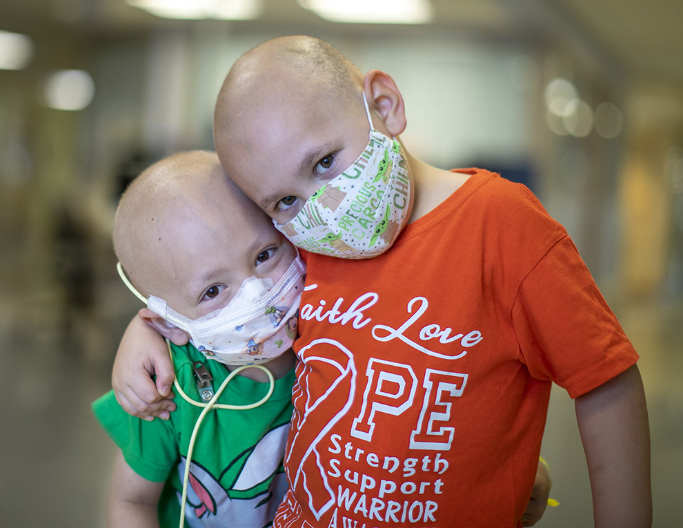 Bjorn and Ryan at Johns Hopkins All Children's