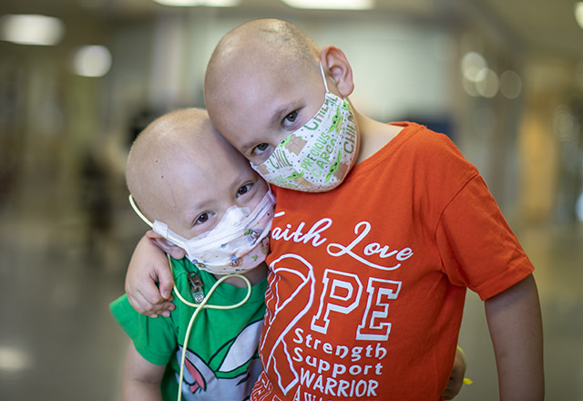 Bjorn and Ryan at Johns Hopkins All Children's