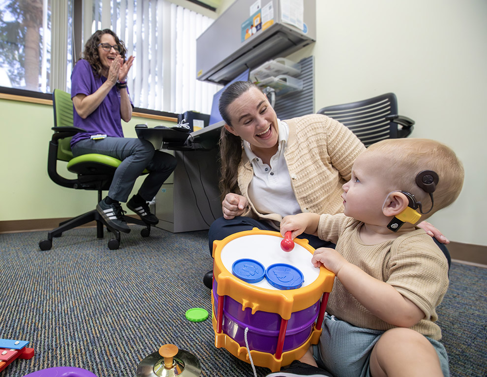 ‘He’s Hearing Us’: Life-Altering Technology brings Gabe his first sounds