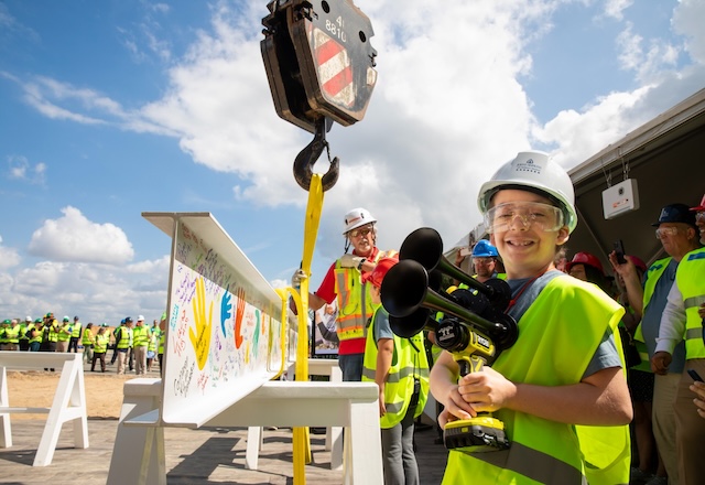 Topping out ceremony