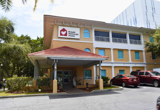 East House, Ronald McDonald House, Tampa Bay - Johns Hopkins All Children's Hospital
