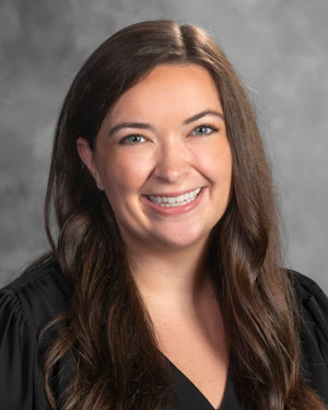 Mallory Steiner, AuD, CCC-A, an audiologist at Johns Hopkins All Children's Hospital.