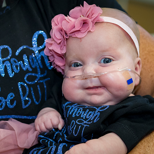 Picture: Saylor received care from the Esophageal and Airway Treatment program at Johns Hopkins