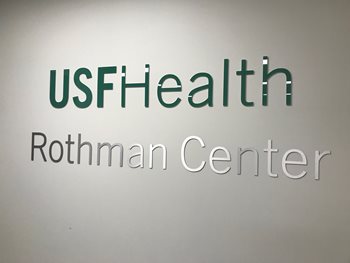 USFHealth Rothman Center signage