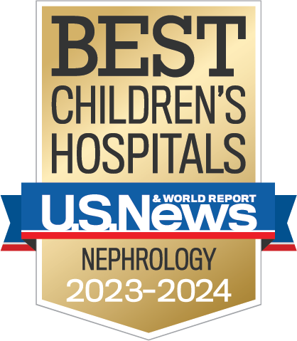 US News and World Report badge nephrology 2023-2024