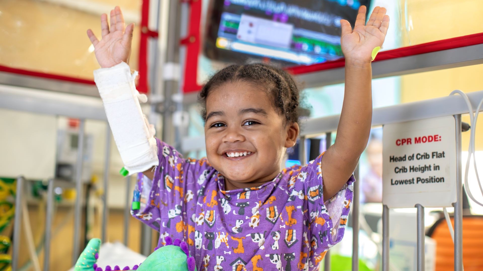 NyJour a young patient in the Heart Institute