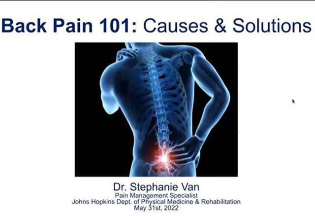 back pain webinar diagram