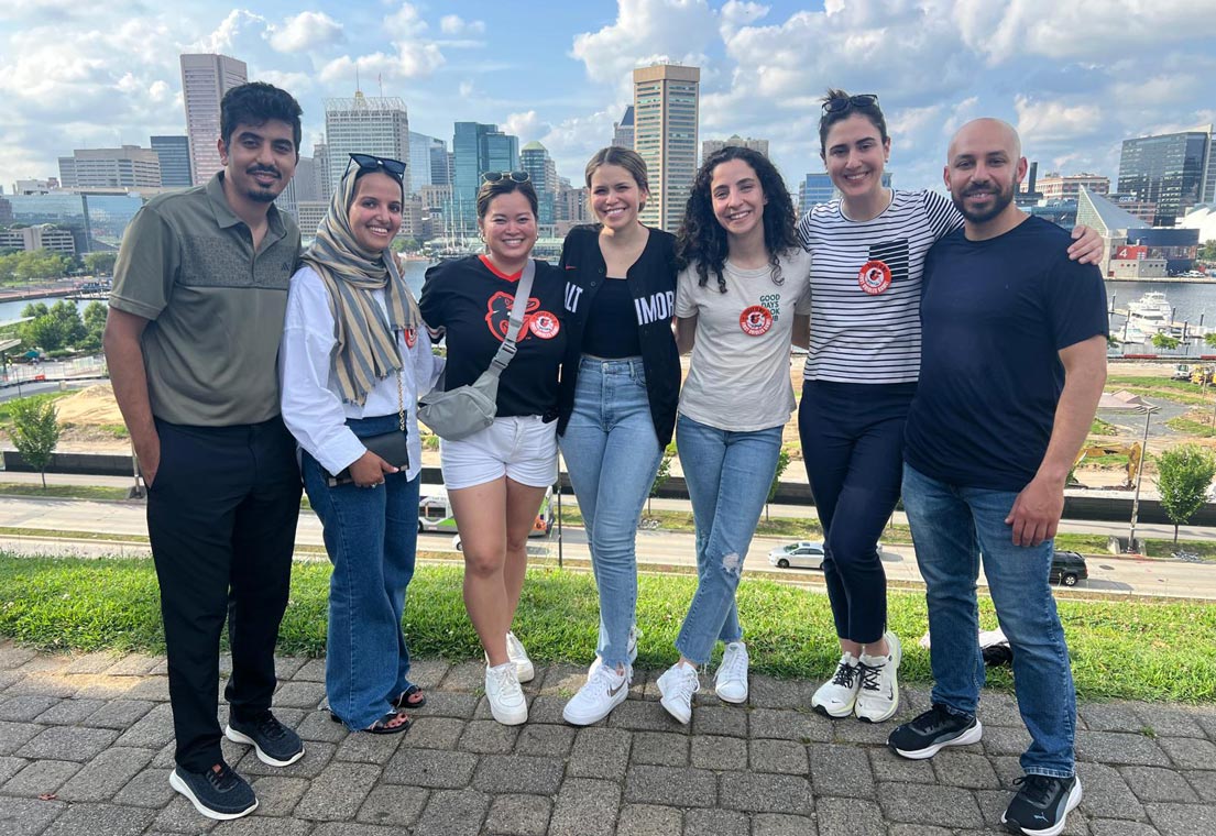 Group of nephrology fellows in Baltimore
