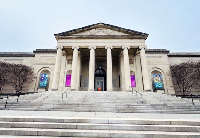 Picture of the outside of the Baltimore Museum of Art. 