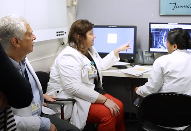 Three NF experts consulting.
