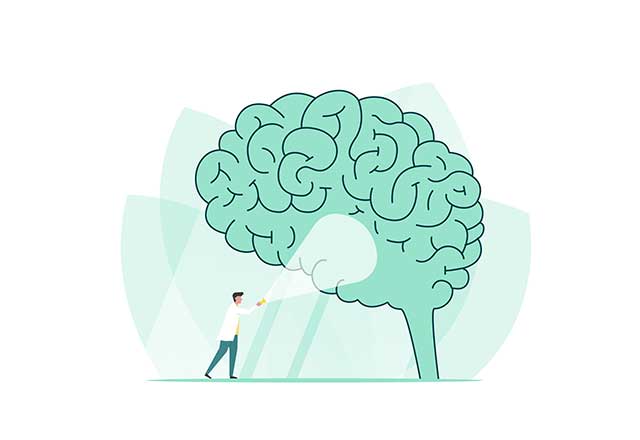 research brain icon