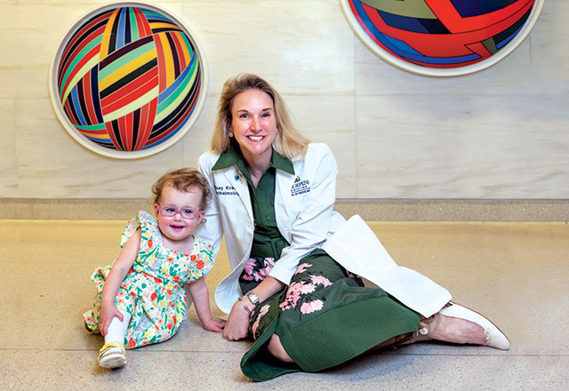 Dr. Krause with Bernie