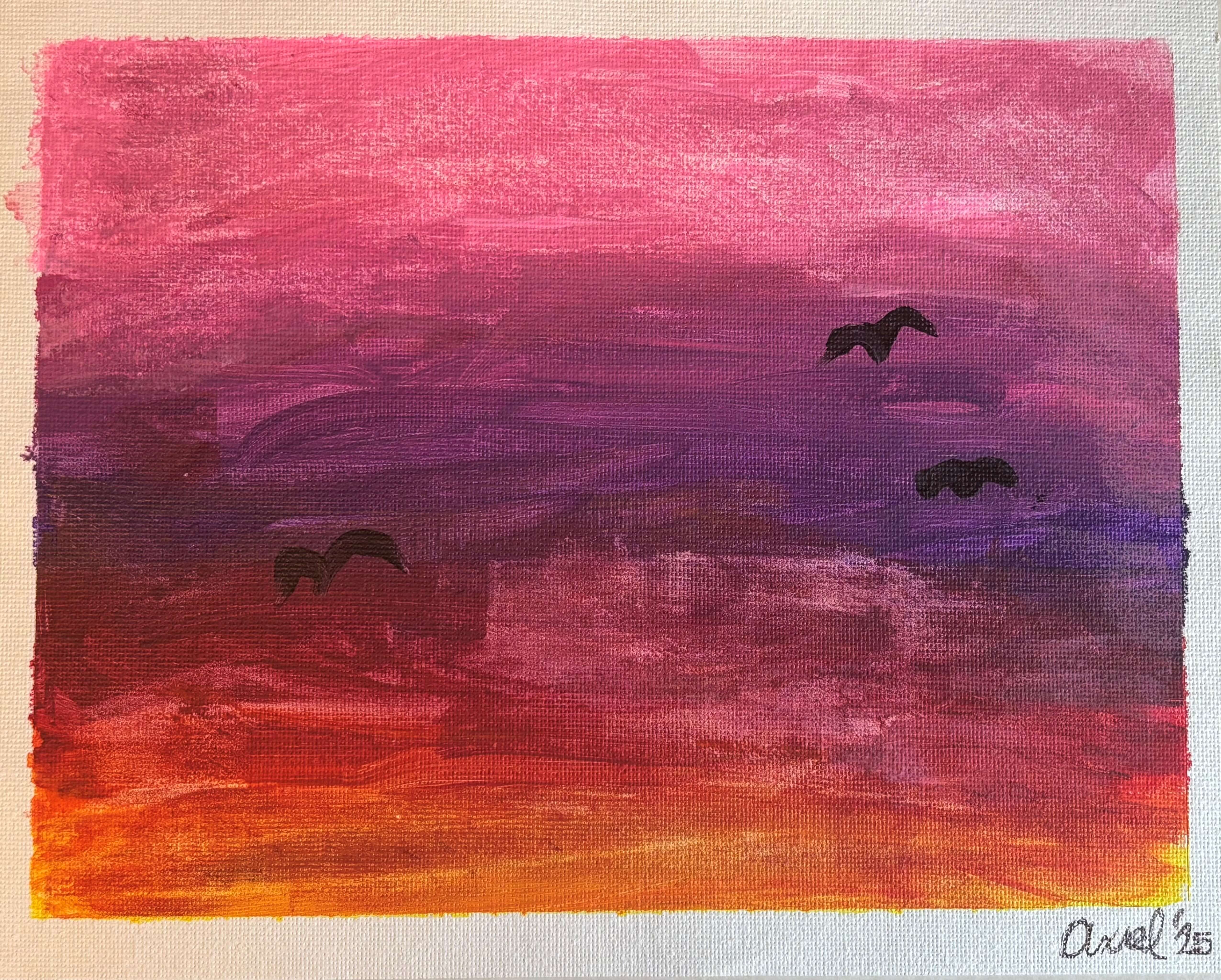 painting of a sunset by Axel Goldsborough