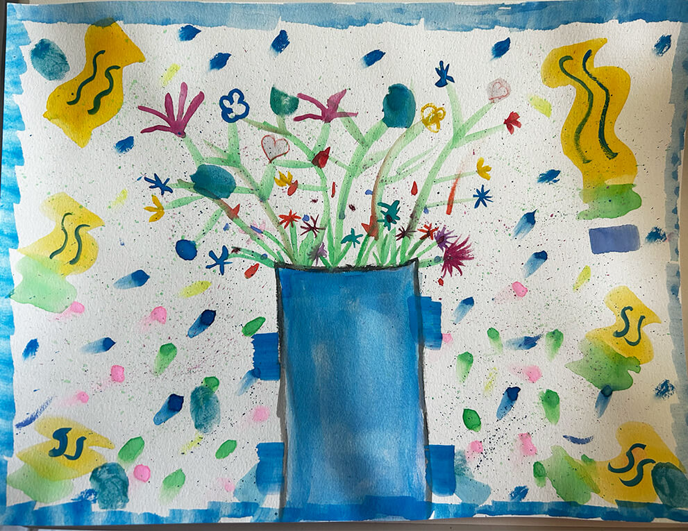 artwork from Kirsten at the Children's Center