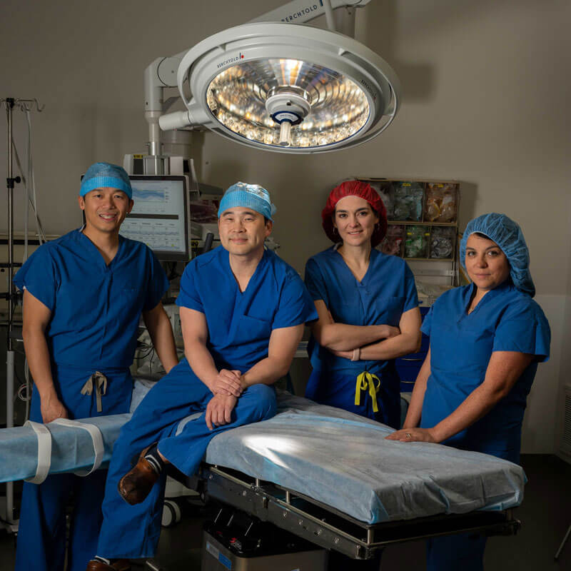 Kenneth Ng, Daniel Rhee, Kristin Arcara and Christi Walsh