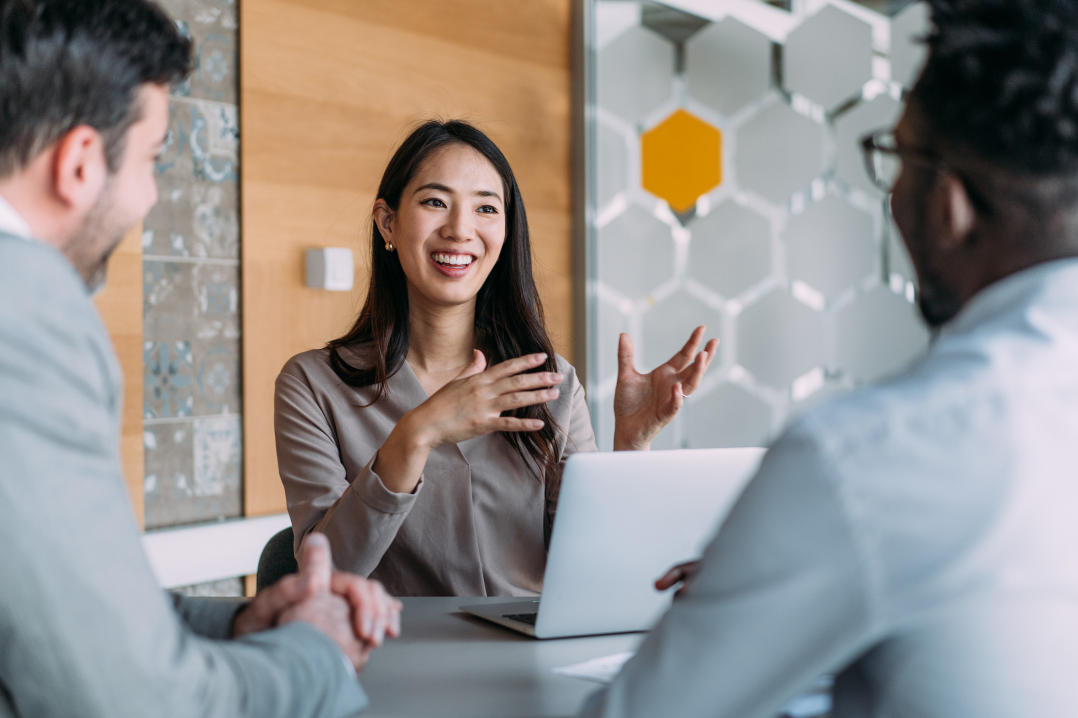 woman in meeting