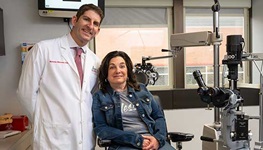 Doctor Mahoney with Laura