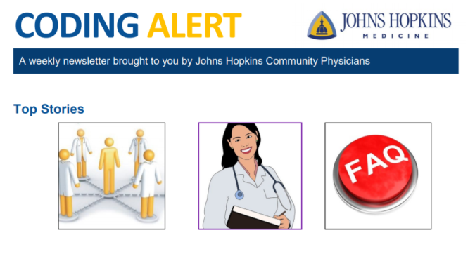 Johns Hopkins Medicine Coding Alert Newsletter
