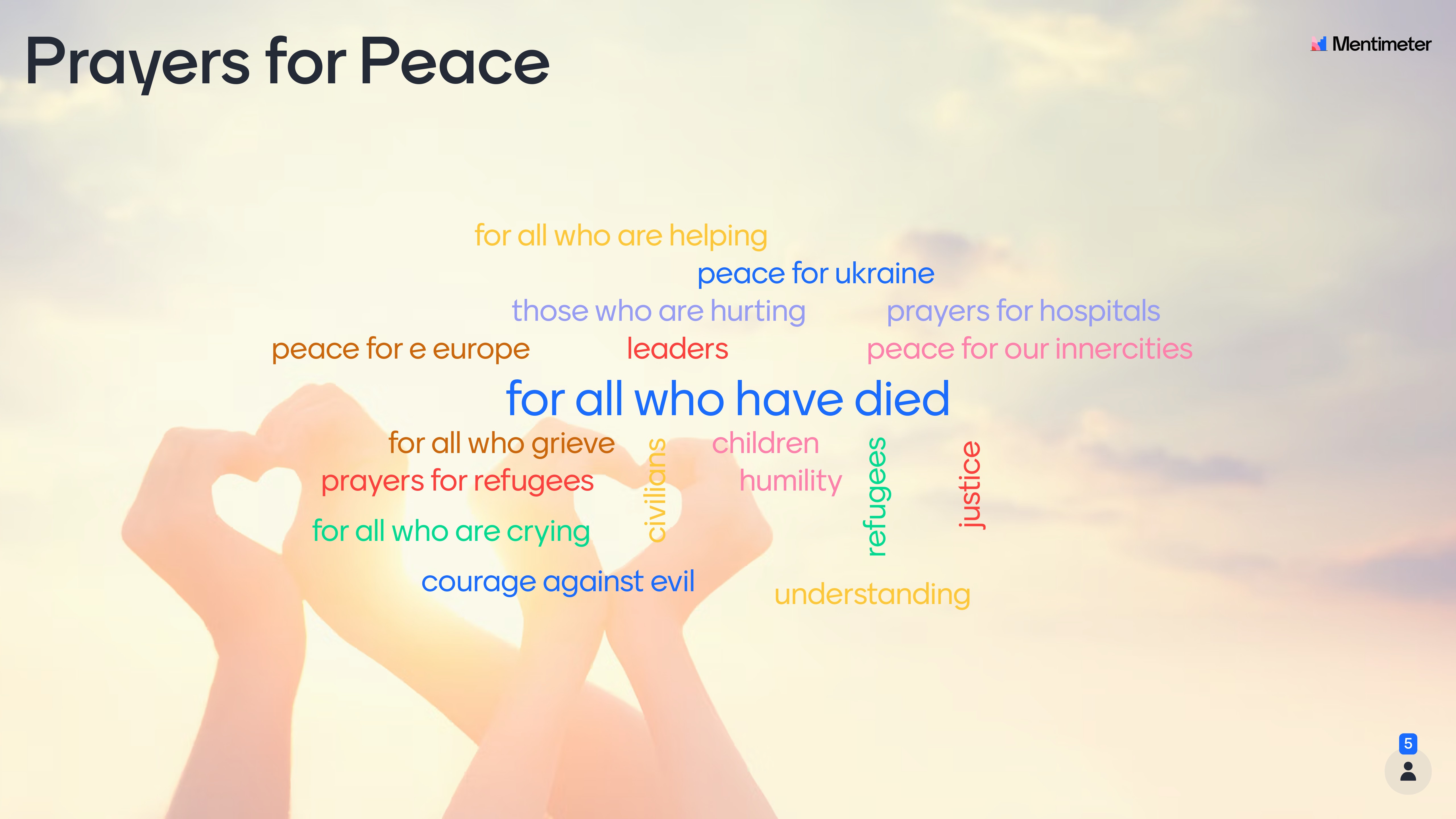 Prayers for Healing and Peace Featured Slide 6