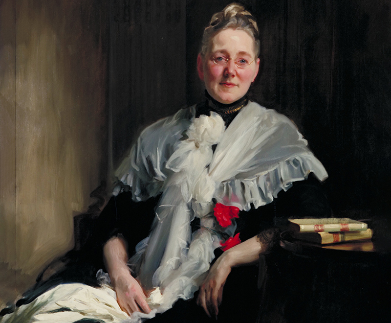 A portrait of Mary Elizabeth Garrett
