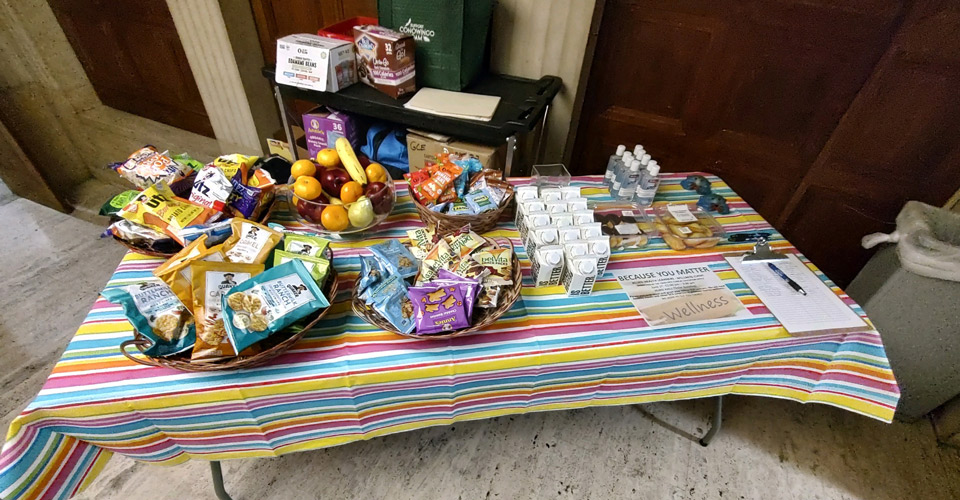 Snack table