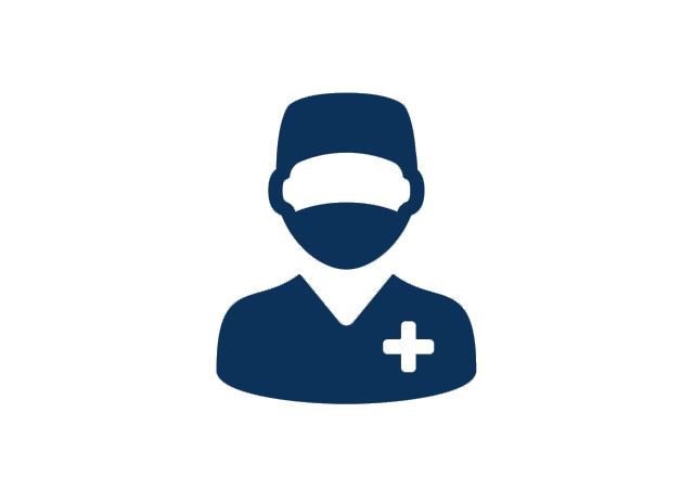 surgeon icon with mask