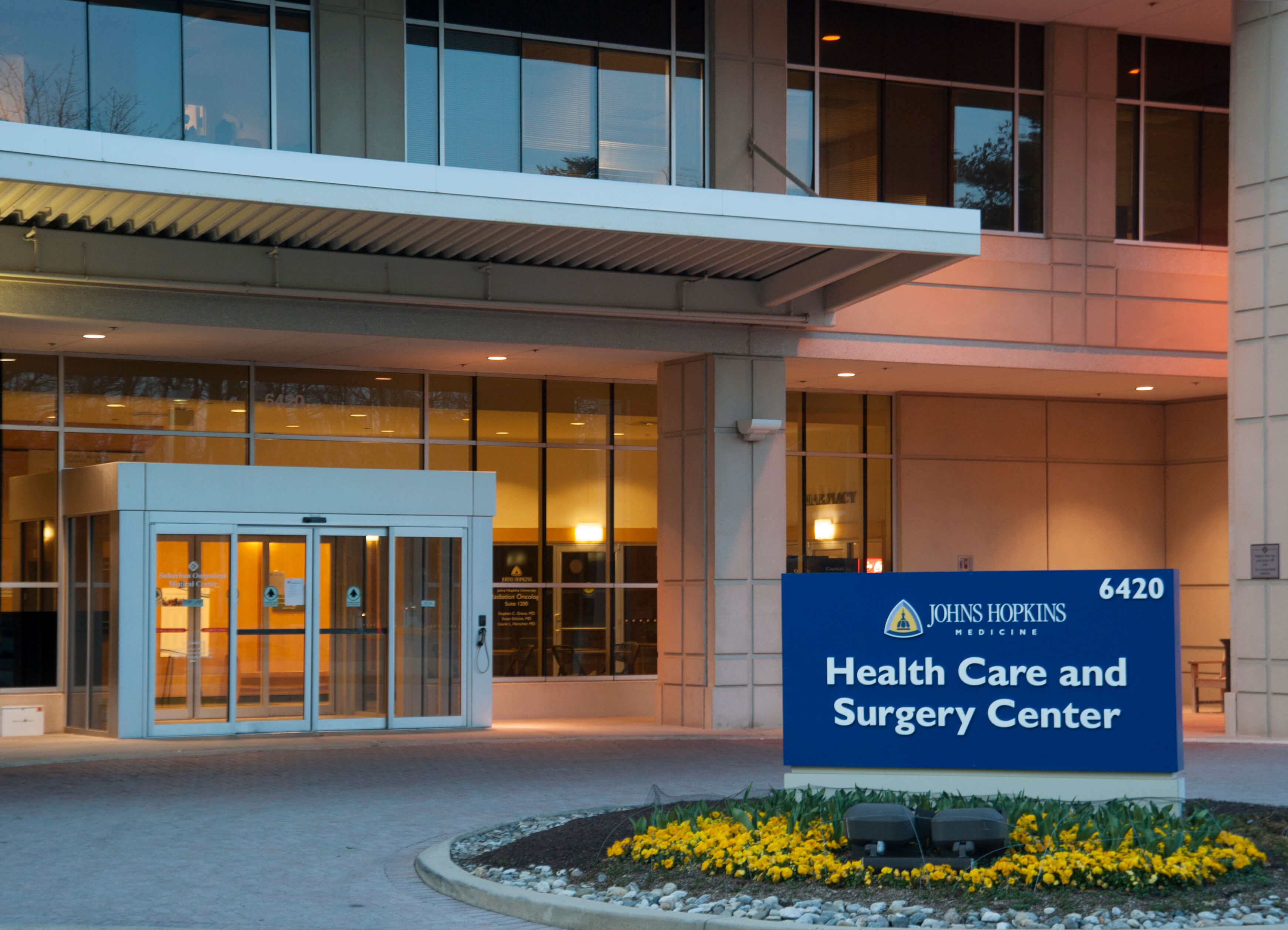 front entrance at Bethesda Surgery Center